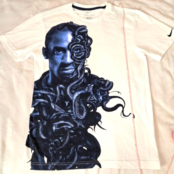 Nike Dri-Fit Kobe Bryant White Mamba Men's T-Shirt Size S - Picture 5 of 8